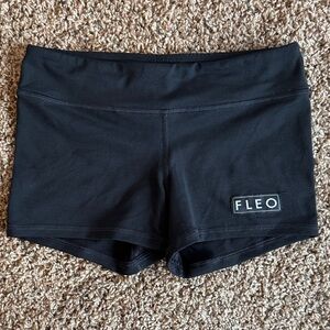 Fleo Women's Athletic Black Shorts